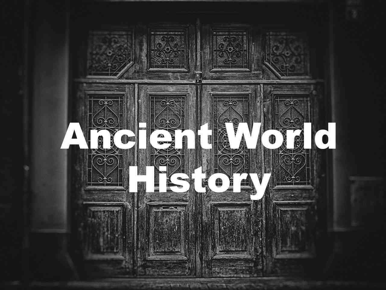 Ancient World History Questions and Answers