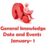 Date and Events General Knowledge January 1 - Learn the Importance of January 1