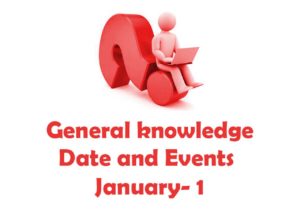 Date and Events General Knowledge January 1 - Learn the Importance of January 1