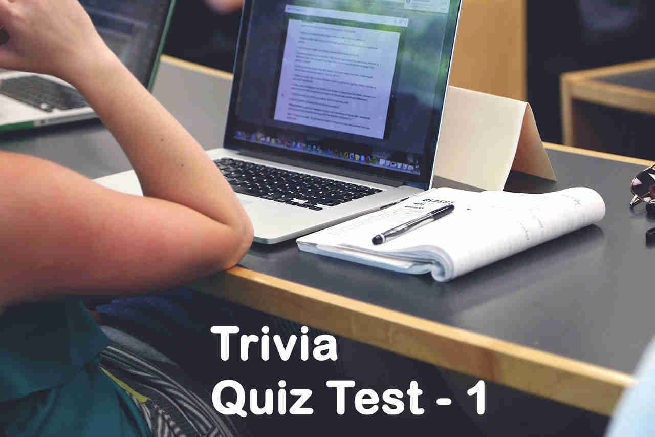 Trivia Quiz Test - 1